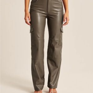 Abercrombie Relaxed Leather Pants